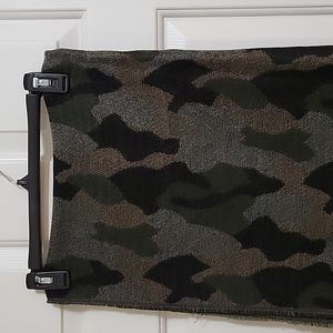 Camo print scarf